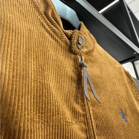 Ralph Lauren Men's Brown Corduroy Bomber Jacket